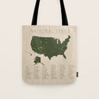 US National Parks Tote Bag Gallery Image 1