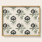 Elegant Vintage Floral Pattern Serving Tray Gallery Image 1