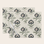 Elegant Vintage Floral Pattern Placemat Gallery Image 1