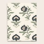 Elegant Vintage Floral Pattern Notebook Gallery Image 4