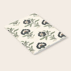 Elegant Vintage Floral Pattern Notebook Gallery Image 2