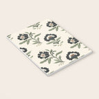 Elegant Vintage Floral Pattern Notebook Gallery Image 3