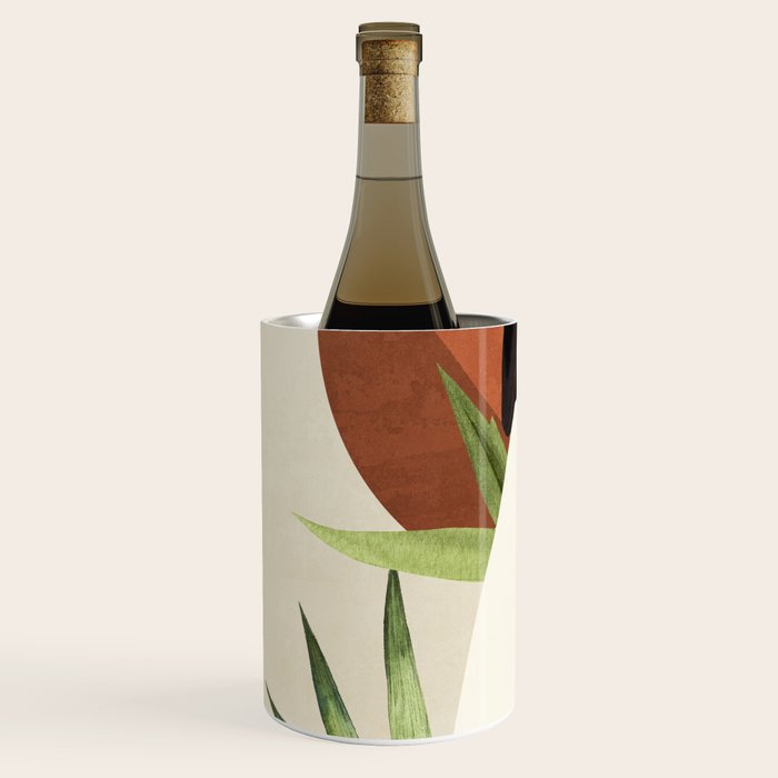 Minimal Abstract Art Tropical Girl 11 Wine Chiller Gallery Image 2