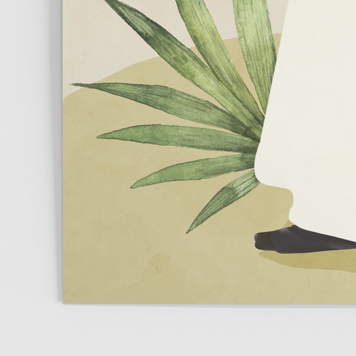 Minimal Abstract Art Tropical Girl 11 Poster Gallery Image 3