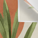 Minimal Abstract Art Tropical Girl 11 Wall Tapestry Gallery Image 3