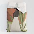 Minimal Abstract Art Tropical Girl 11 Comforter Gallery Image 6