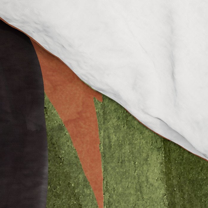 Minimal Abstract Art Tropical Girl 11 Comforter Gallery Image 4