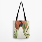 Minimal Abstract Art Tropical Girl 11 Tote Bag Gallery Image 2