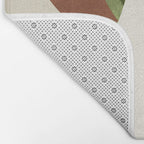 Minimal Abstract Art Tropical Girl 11 Bath Mat Gallery Image 2