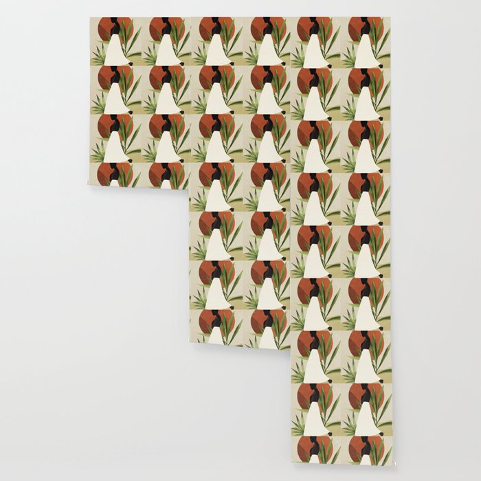 Minimal Abstract Art Tropical Girl 11 Wallpaper Gallery Image 3