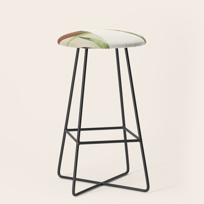 Minimal Abstract Art Tropical Girl 11 Stool Gallery Image 1