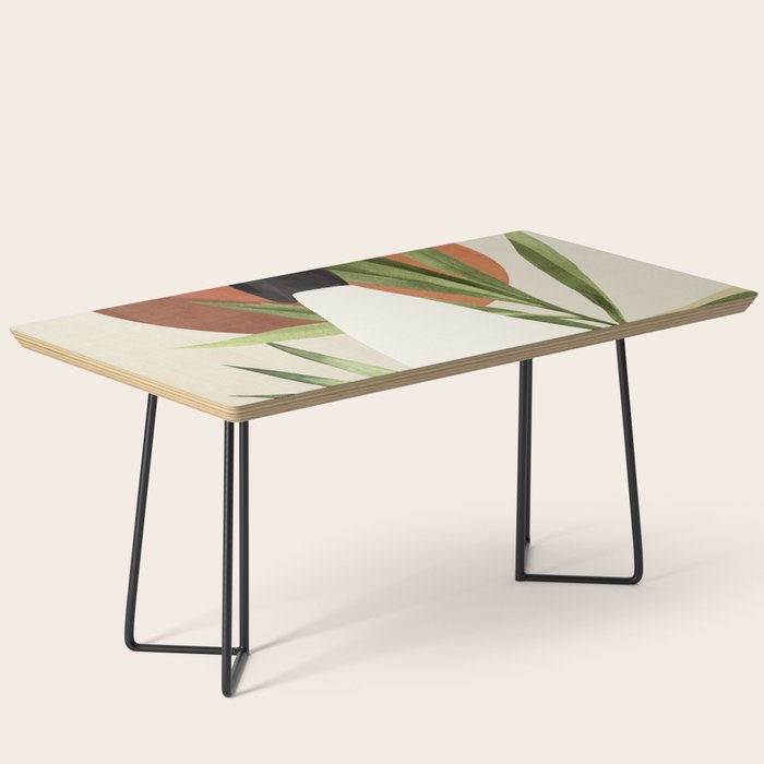 Minimal Abstract Art Tropical Girl 11 Coffee Table Gallery Image 1