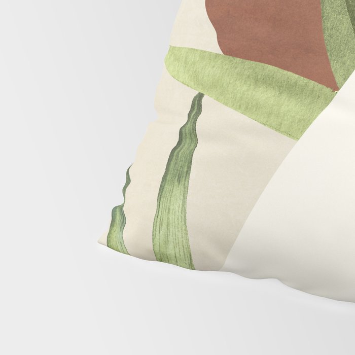 Minimal Abstract Art Tropical Girl 11 Pillow Sham Gallery Image 4