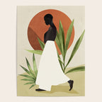 Minimal Abstract Art Tropical Girl 11 Poster Gallery Image 4