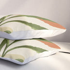 Minimal Abstract Art Tropical Girl 11 Pillow Sham Gallery Image 3