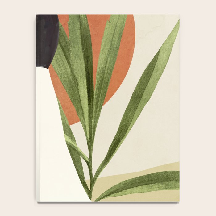 Minimal Abstract Art Tropical Girl 11 Notebook Gallery Image 4