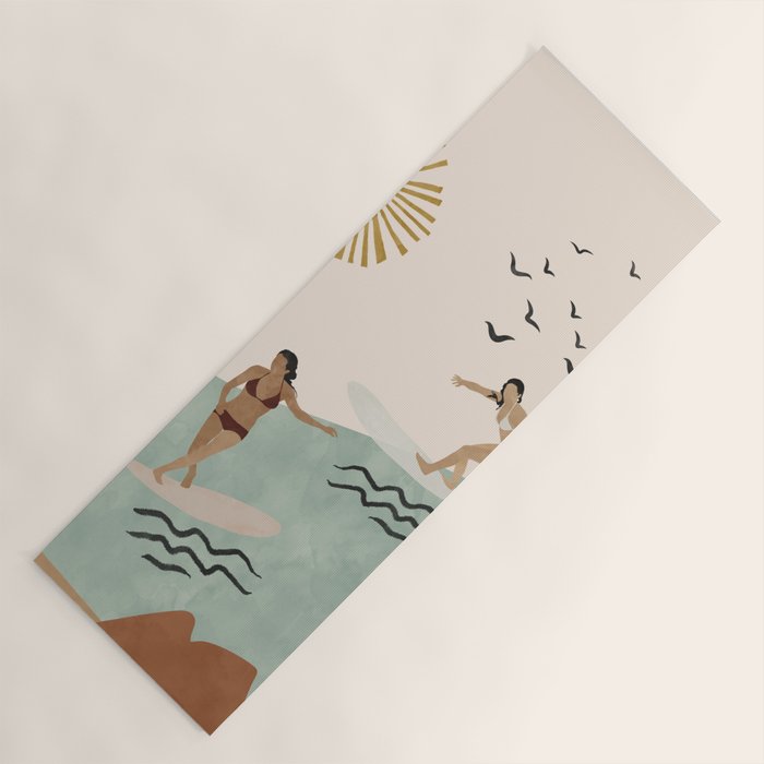Sun sea and surf Yoga Mat Gallery Image 1