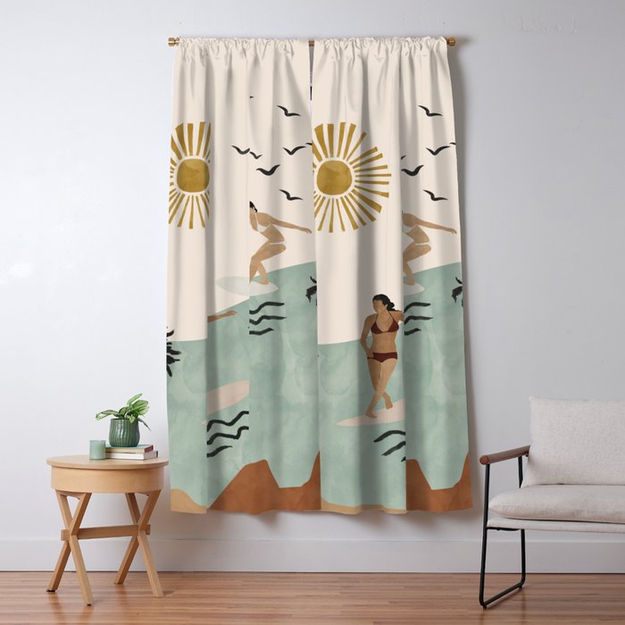 Sun sea and surf Window Curtain Gallery Image 5