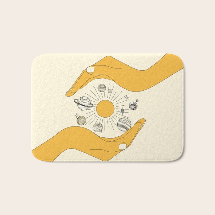 The Universe in Your Hands Bath Mat Gallery Image 1