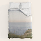 Dreamy Sicilian Sunset - Beautiful Scopello Photo Art Print - Italy Travel Photography - Photograph Duvet Cover Gallery Image 6