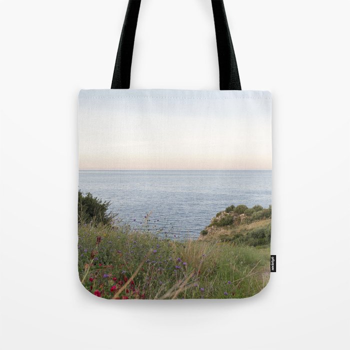 Dreamy Sicilian Sunset - Beautiful Scopello Photo Art Print - Italy Travel Photography - Photograph Tote Bag Gallery Image 1