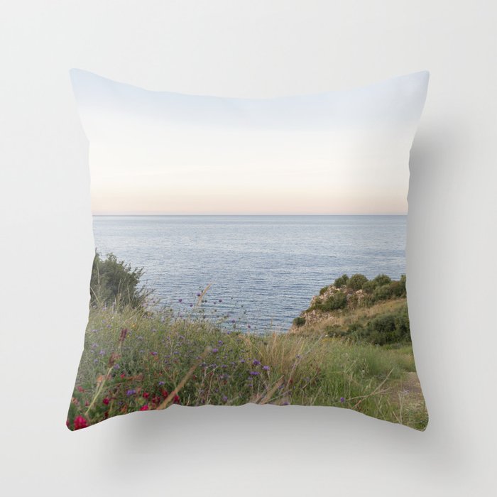 Dreamy Sicilian Sunset - Beautiful Scopello Photo Art Print - Italy Travel Photography - Photograph Throw Pillow Gallery Image 6