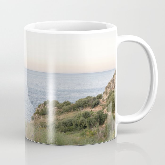 Dreamy Sicilian Sunset - Beautiful Scopello Photo Art Print - Italy Travel Photography - Photograph Coffee Mug Gallery Image 1