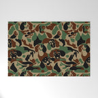 Dachshund  Camouflage Welcome Mat Gallery Image 1