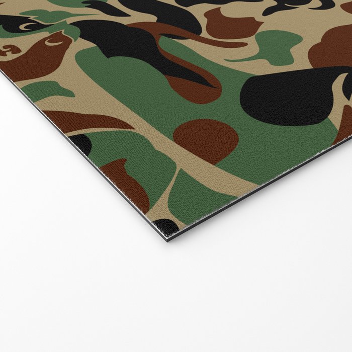Dachshund  Camouflage Welcome Mat Gallery Image 2