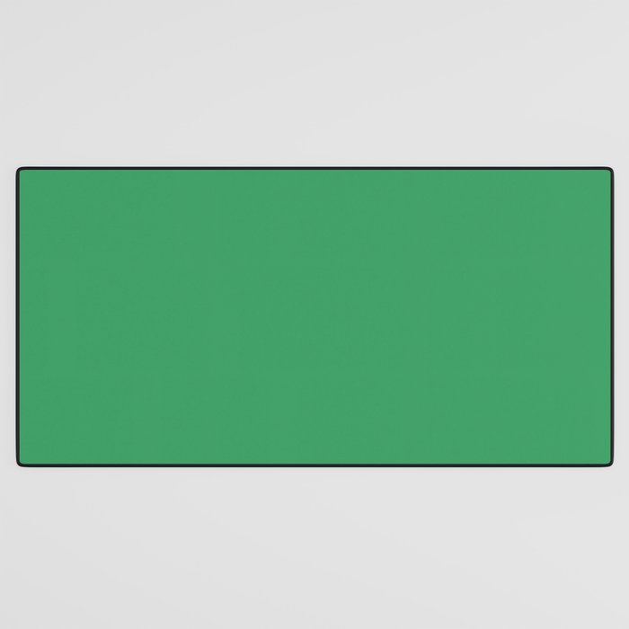 KELLY GREEN SOLID COLOR Desk Mat Gallery Image 3