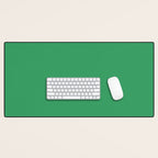 KELLY GREEN SOLID COLOR Desk Mat Gallery Image 1