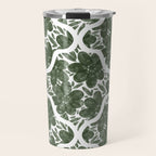 Green Petals Oasis Motif Travel Mug Gallery Image 1