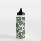 Green Petals Oasis Motif Water Bottle Gallery Image 3