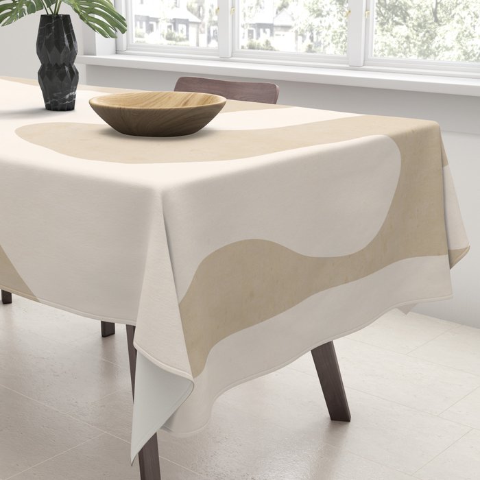 Modern Abstract Shapes 75 Tablecloth Gallery Image 3