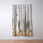 Trees of Reason - Birch Forest Window Curtain Gallery Image 3