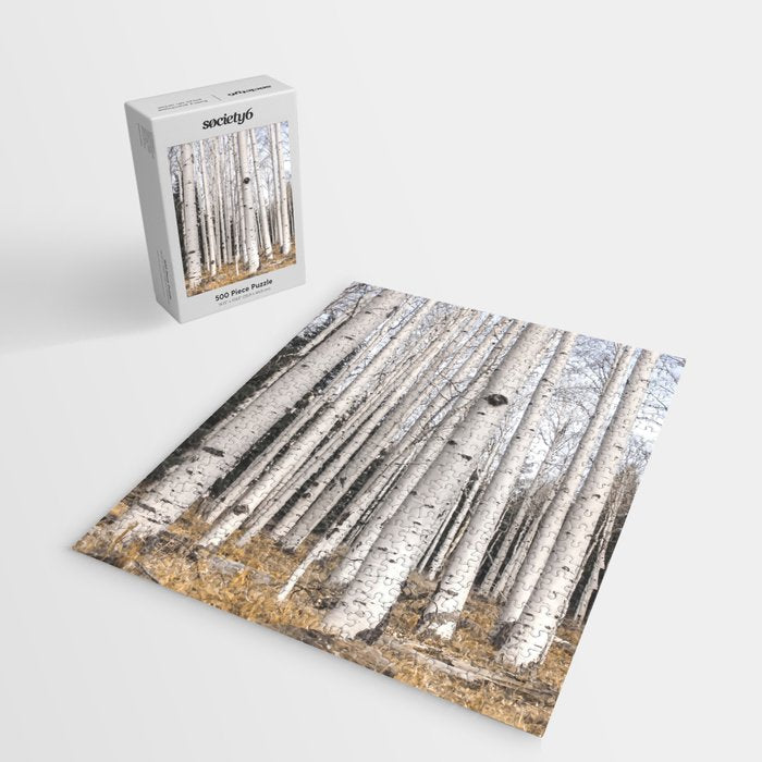 Trees of Reason - Birch Forest Jigsaw Puzzle Gallery Image 2