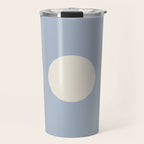 Moon Minimalism - Blue Travel Mug Gallery Image 1