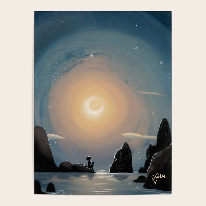 Crescent Moon Poster