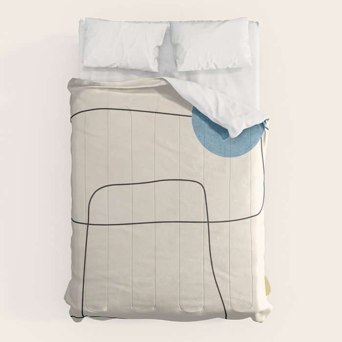 minimal geometric art Comforter Gallery Image 6