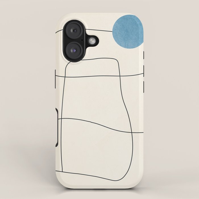 minimal geometric art iPhone Case Gallery Image 1