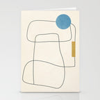 minimal geometric art Stationery Card Gallery Image 2