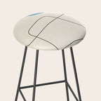 minimal geometric art Stool Gallery Image 2