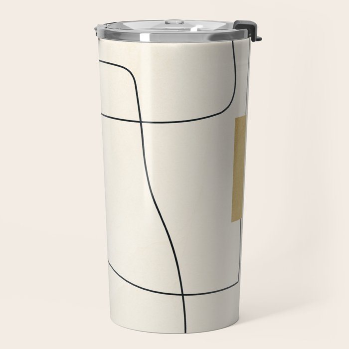 minimal geometric art Travel Mug Gallery Image 2