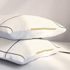 minimal geometric art Pillow Sham Gallery Image 3