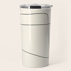 minimal geometric art Travel Mug Gallery Image 1