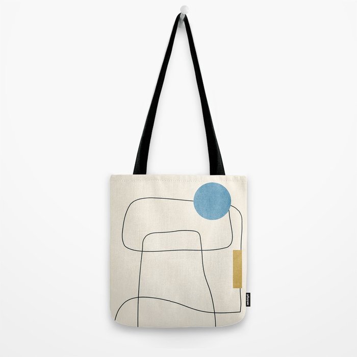 minimal geometric art Tote Bag Gallery Image 2