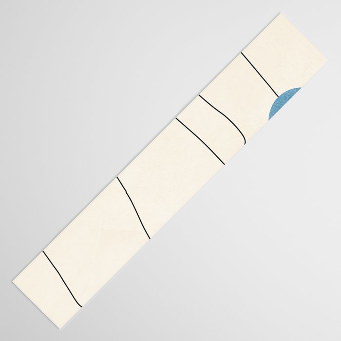 minimal geometric art Table Runner Gallery Image 3