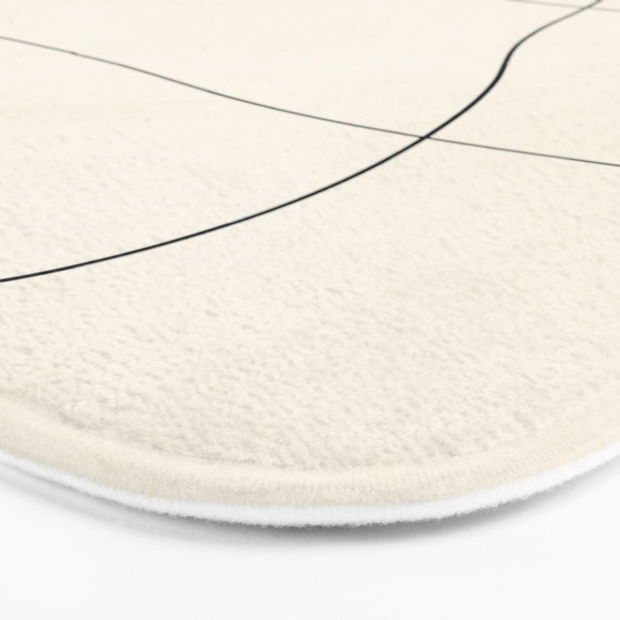 minimal geometric art Bath Mat Gallery Image 3