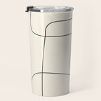 minimal geometric art Travel Mug Gallery Image 3