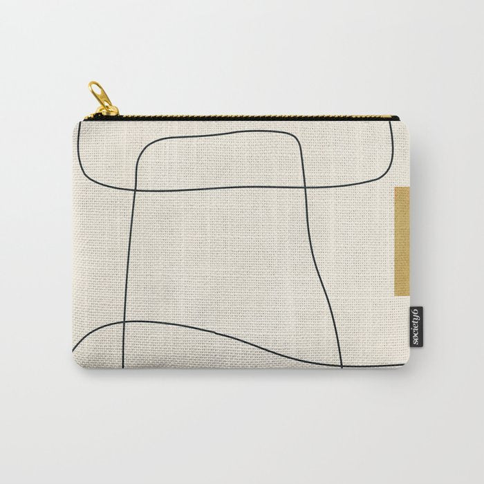 minimal geometric art Carry All Pouch Gallery Image 1